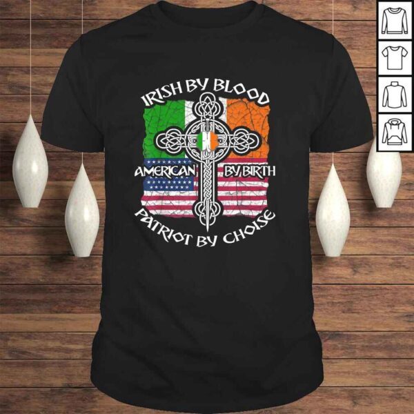 Patriotic Irish American Flag Shirt St.Patrick's Day TShirt