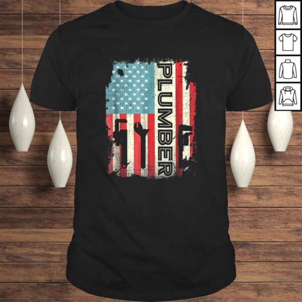 Patriotic Plumber Shirt 4th of July Plumber Plumber Gifts