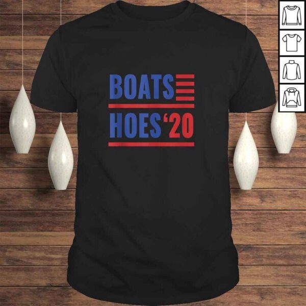 Patriotism Inspired Boats and Hoes 2020 Design V-Neck T-Shirt