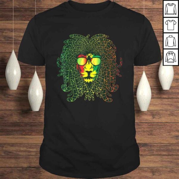 Rasta Lion Shirt  Cute Reggae Lion Shirt Gift