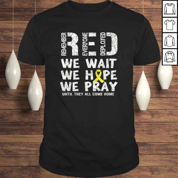 Remember Everyone Deployed - Red Friday Military Shirt