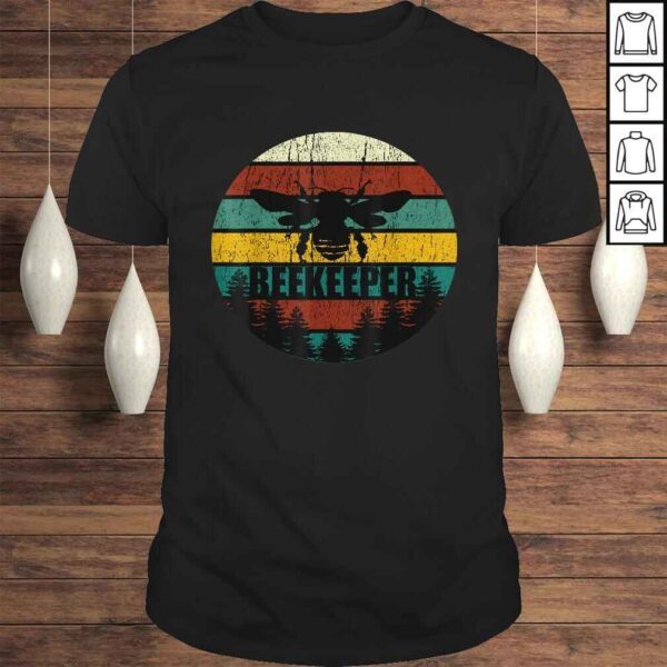 Retro Vintage Beekeeper Shirt Beekeeping Bee Shirt Gift