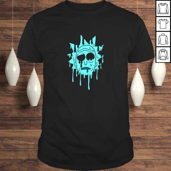 Rick and Morty Goopy Dripping Blue Rick Shirt