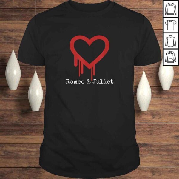 Romeo And Juliet Shakespeare Play Actor Tee T-Shirt