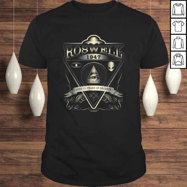 Roswell 1947 Alien Shirt - Vintage Style UFO, Area 51