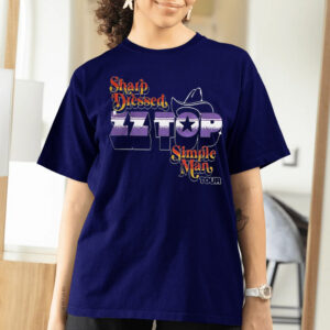 Sharp Dressed ZZ Top Simple Man Tour T-Shirtt