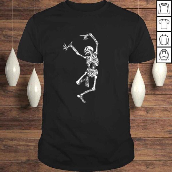 Skeleton Halloween Shirt - Dancing Skeleton Shirt for Hall