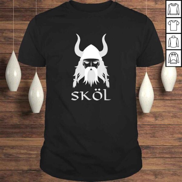 Skol Nordic Scandinavian Warrior Viking HelmeShirt