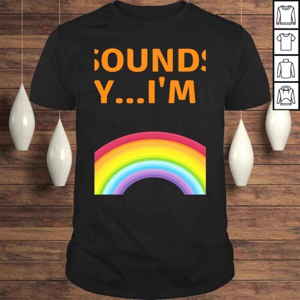 Sounds Gay... I'm In! LGBT Queer V-Neck T-Shirt