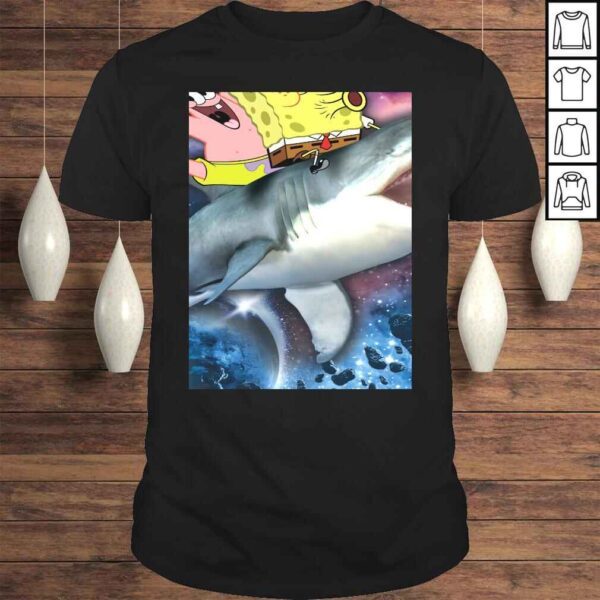 Spongebob SquarePants & Patrick Shark Riding TShirt