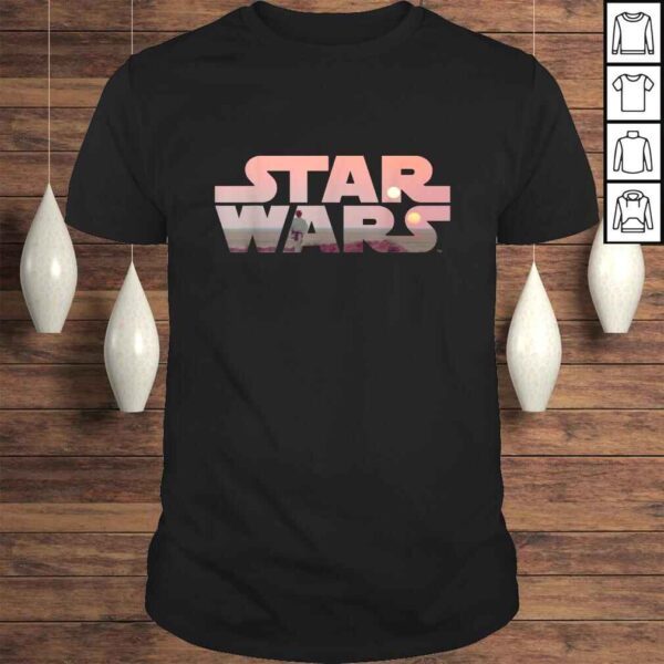 Star Wars Logo Luke Skywalker Tatooine TShirt