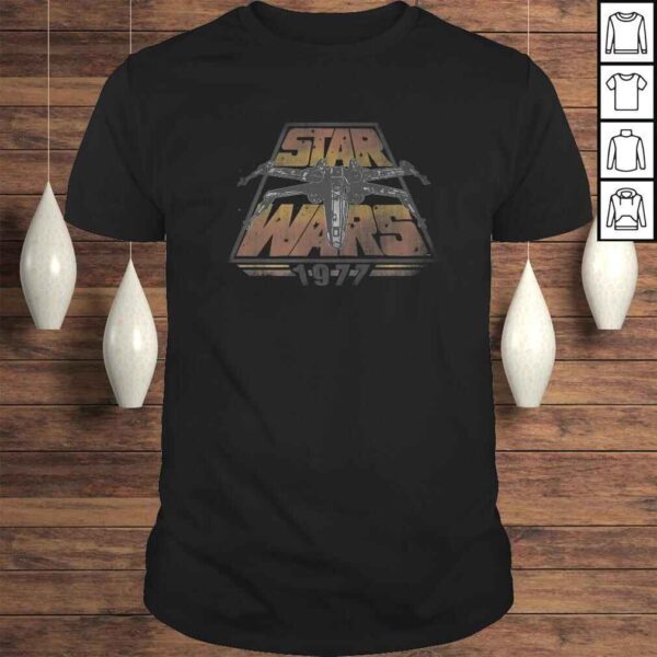 Star Wars X-Wing 1977 Vintage Retro Premium Graphic TShirt