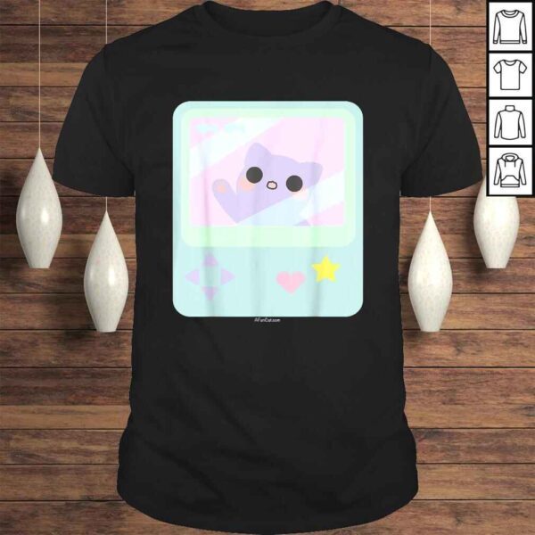 Super Kawaii Gamer Cat kitty Pastel Anime Inspired Tee T-Shirt