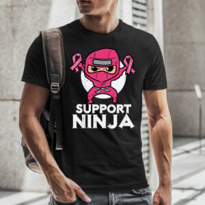 Support Ninja Breast Cancer Awareness T-Shirt