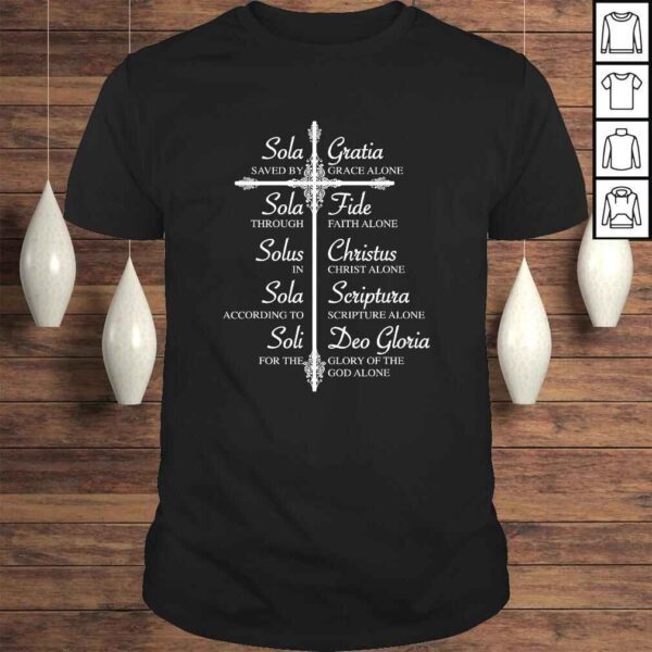 The Five Solas Shirt  Cute Christian MovemenShirt Gift