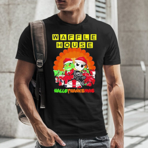 The Grinch Waffle House Hallothanksmas 2023 T-Shirt