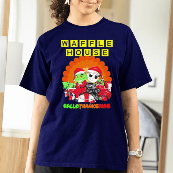 The Grinch Waffle House Hallothanksmas 2023 T-Shirts