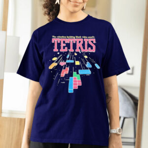 The relentless building block video puzzle tetris T-shirtt