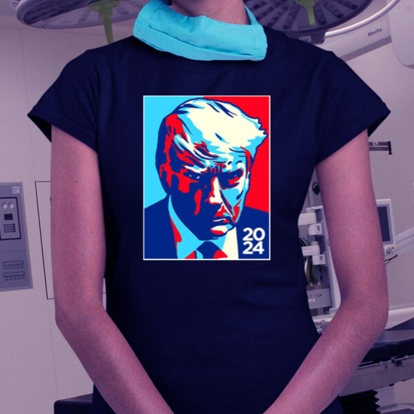 Trump 2024 Colorblock TShirt