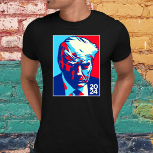 Trump Colorblock Navy Cotton T-Shirtt