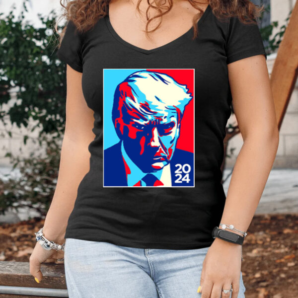 Trump Colorblock Navy Cotton TShirt