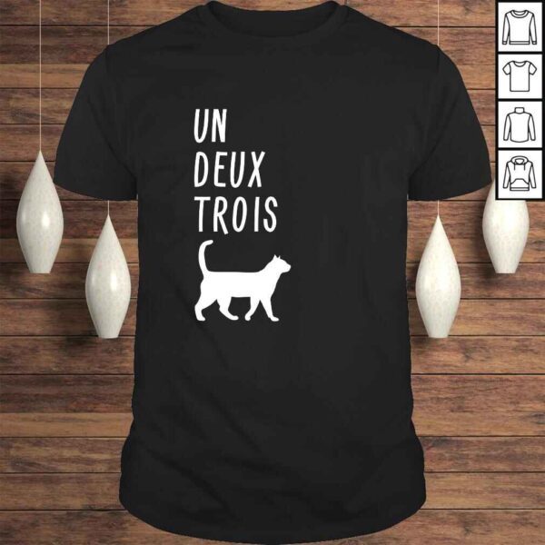 Un Deux Trois CaShirt Funny French Teacher Gift