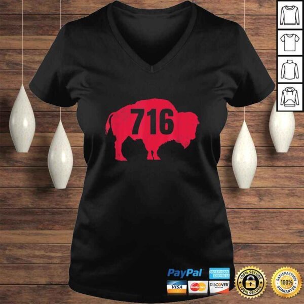 716 Area Code Buffalo New York BFLO WNY Shirt - Image 2