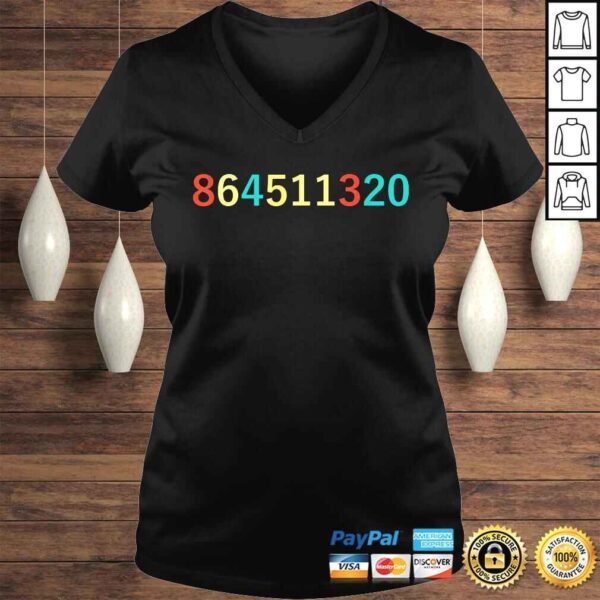 864511320 Anti Trump 8645 Remove Impeach 45 2020 Vintage V-Neck T-Shirt - Image 2