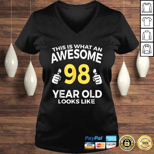 98th Birthday Gift Aged 98 Years Old Tee Shirt - Image 2