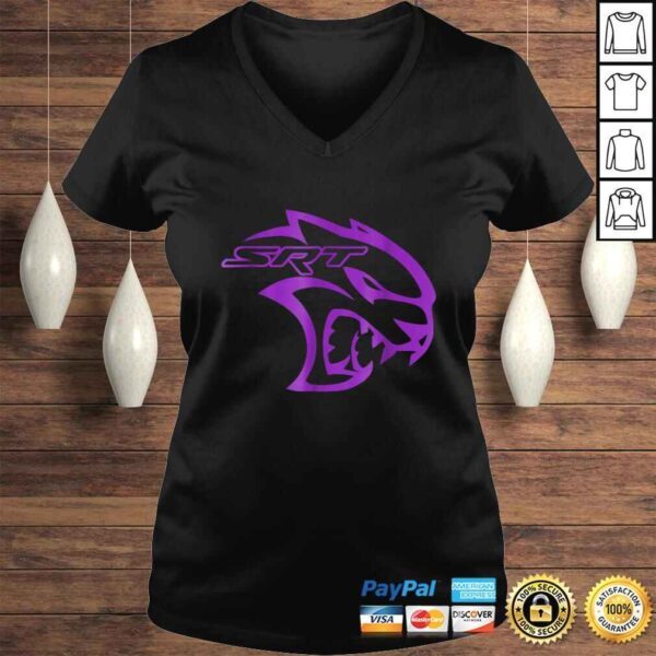 AWESOME SRT HELL CAT DODGE Shirt Plum Crazy - Image 2