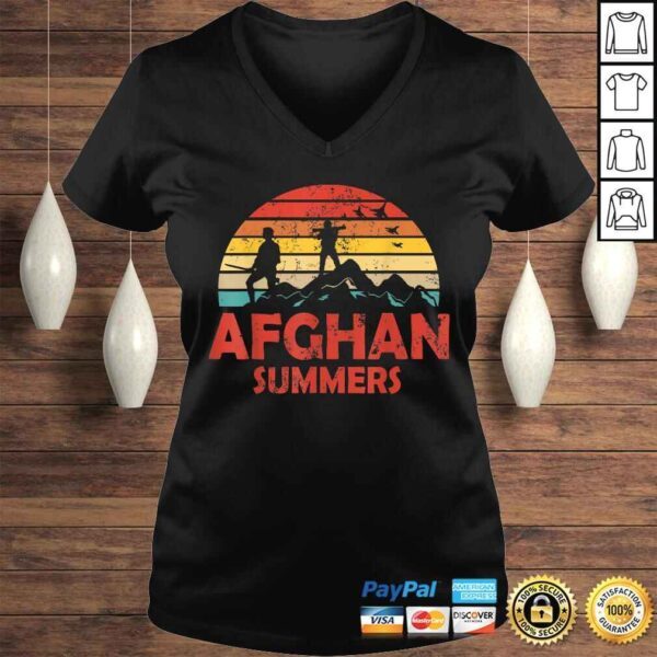 Afghan Summers Veteran Shirt Funny Afghanistan Veteran Shirt - Image 2