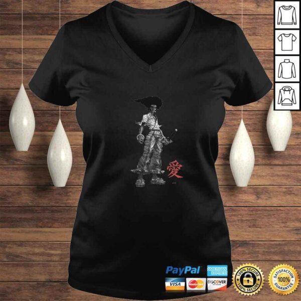 Afro Samurai Love  Vintage Afro Samurai T-shirt - Image 2