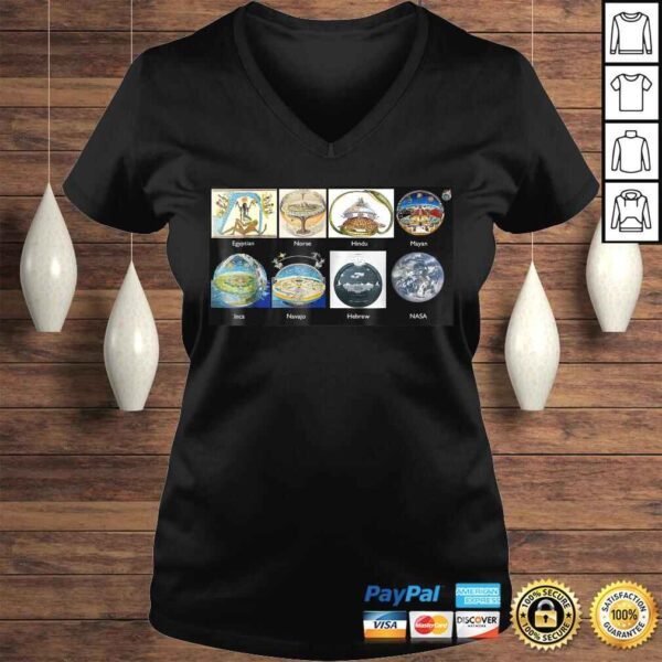 Ancient Flat Earth Cosmology TShirt - Image 2