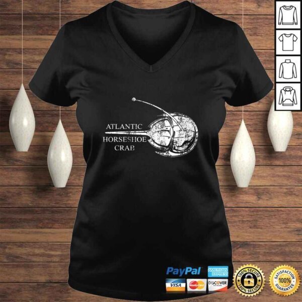 Atlantic Horseshoe Crab Vintage V-Neck T-Shirt - Image 2