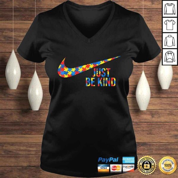 Autism Awareness Shirt Just Be Kind TShirt Gift - Image 2