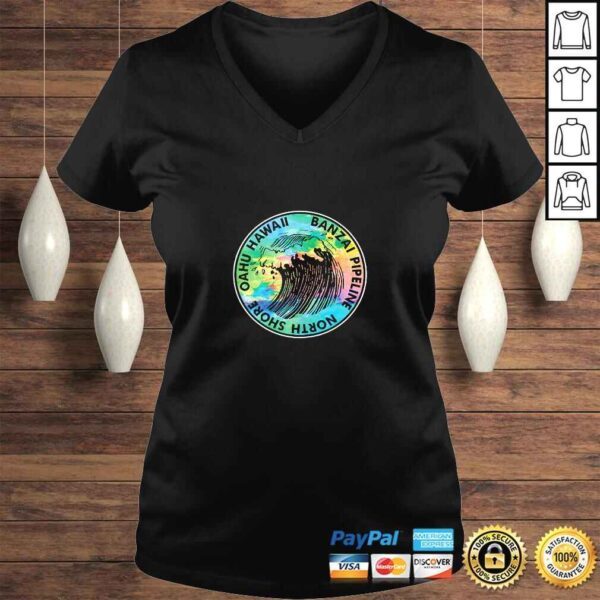 Banzai Pipeline Surfing North Shore Surf Oahu Hawaii Tee T-Shirt - Image 2