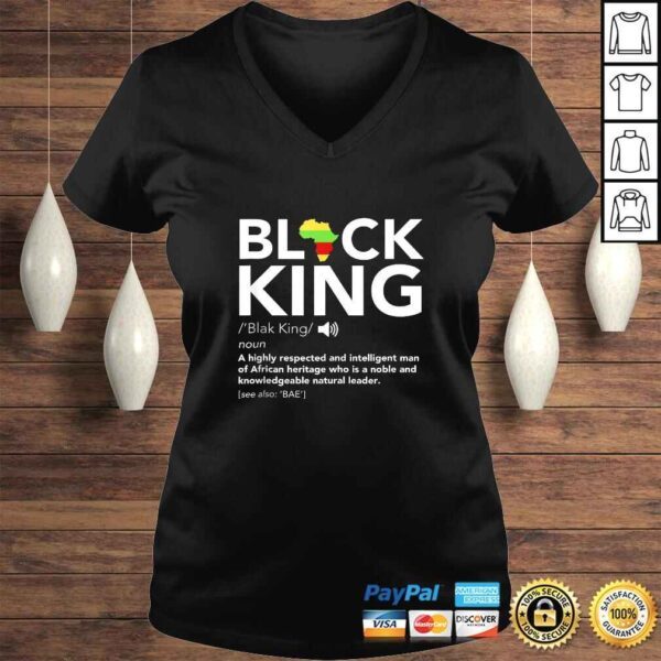 Black King Definition African Pride Melanin Educated TShirt - Image 2