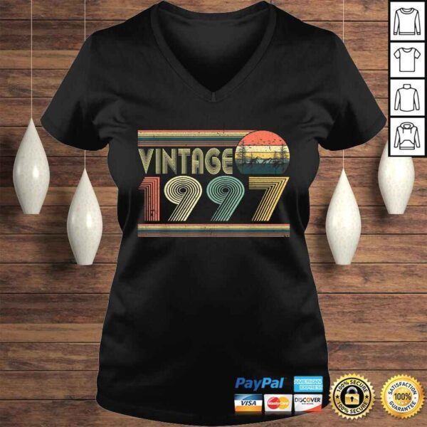 Born In 1997 Retro Vintage 23rd Birthday Gifts 23 Years Old Shirt - Image 2