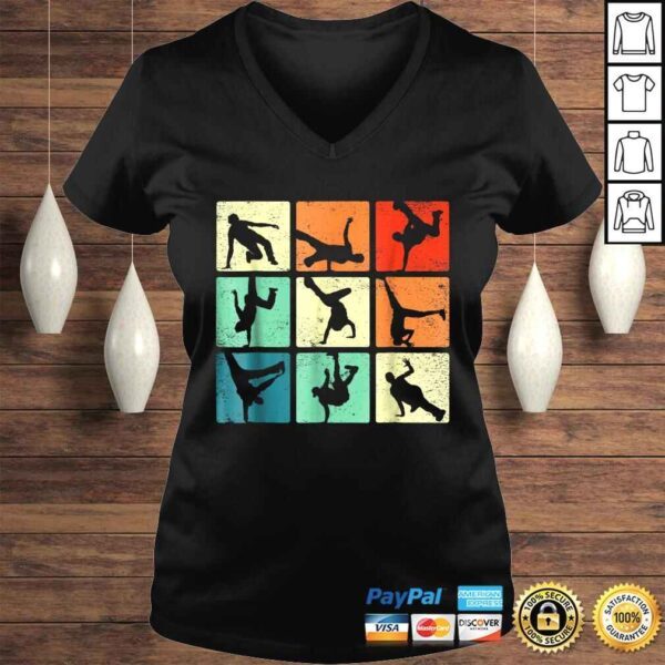 Break dancing shirt Bboy poses Retro Vintage Hip Hop Gift - Image 2