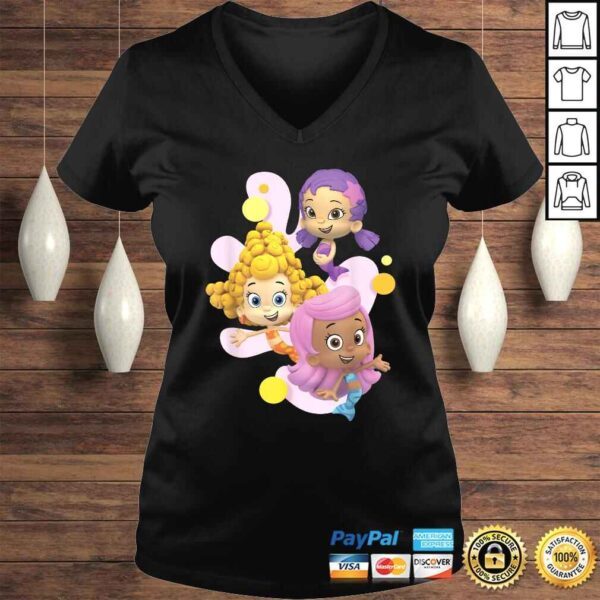 Bubble Guppies Girls Group Collage Tee Shirt - Image 2