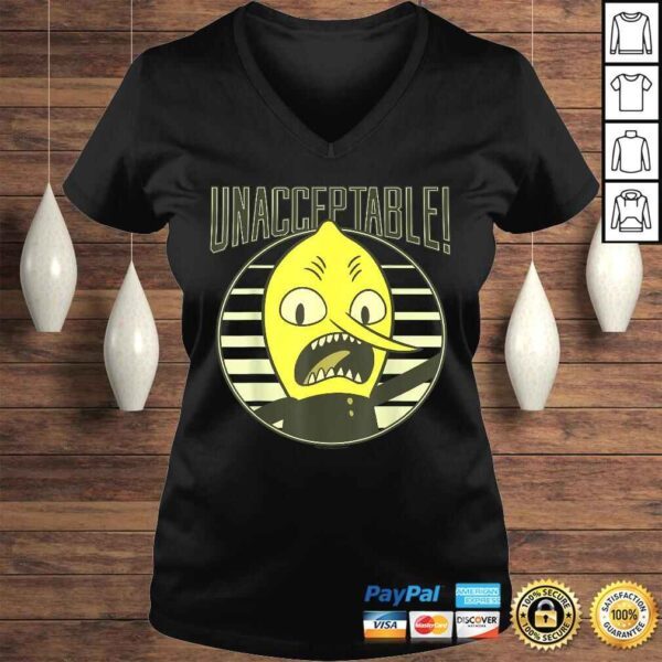 CN Adventure Time Lemongrab Unacceptable TShirt Gift - Image 2