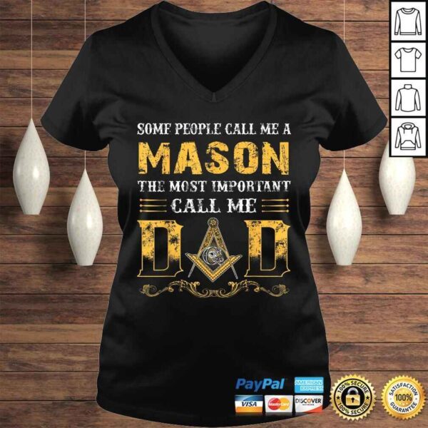 Call Me Dad Shirts - Mason Shirts - Masonic Shirts - Image 2