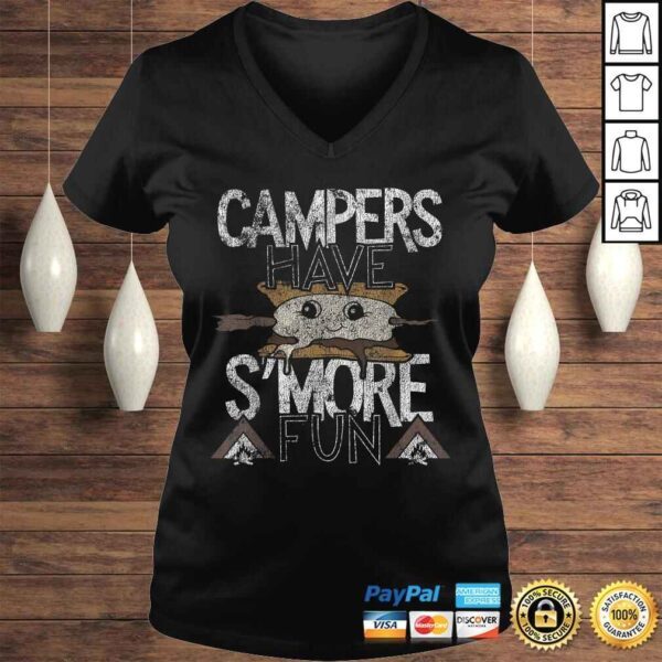 Campers Have S'more Fun Campfire Camping Distressed Shirt - Image 2