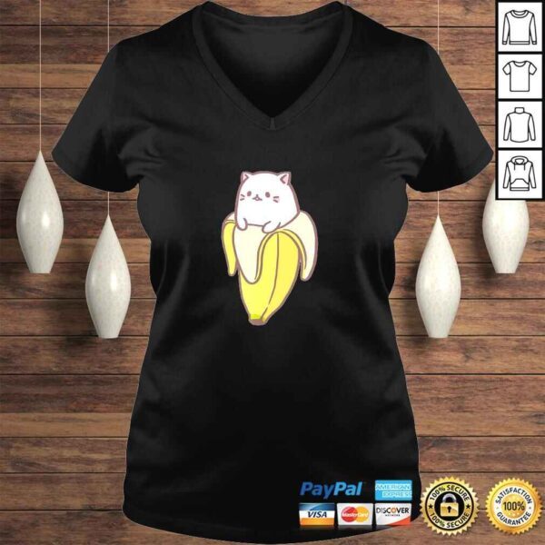 Cat in Banana Tee T-Shirt - Image 2