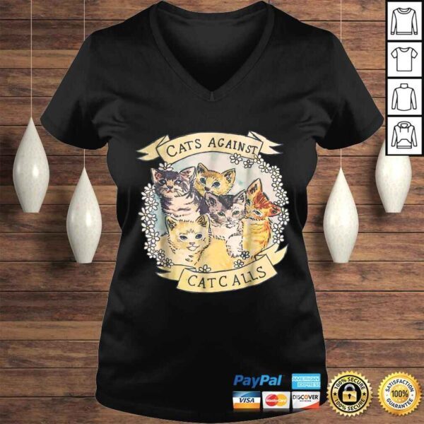 Cats Against Catcalls Feminist ActivisShirt Feminism - Image 2