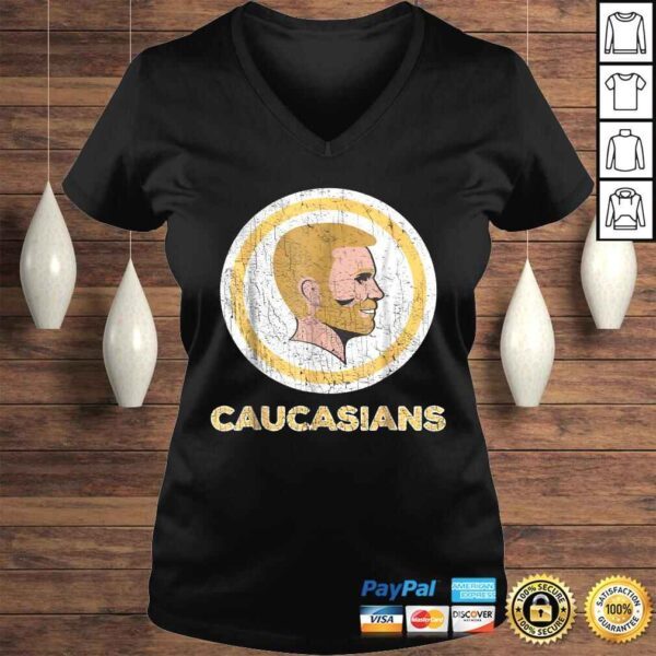 Caucasian Shirt Caucasians Pride Vintage Funny TShirt - Image 2