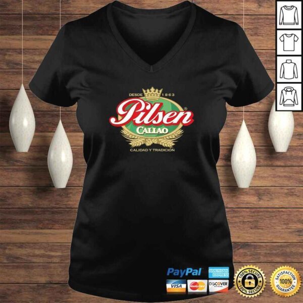 Cerveza Pilsen Callao Shirt Marca Peru Peruvian Soccer TShirt Gift - Image 2