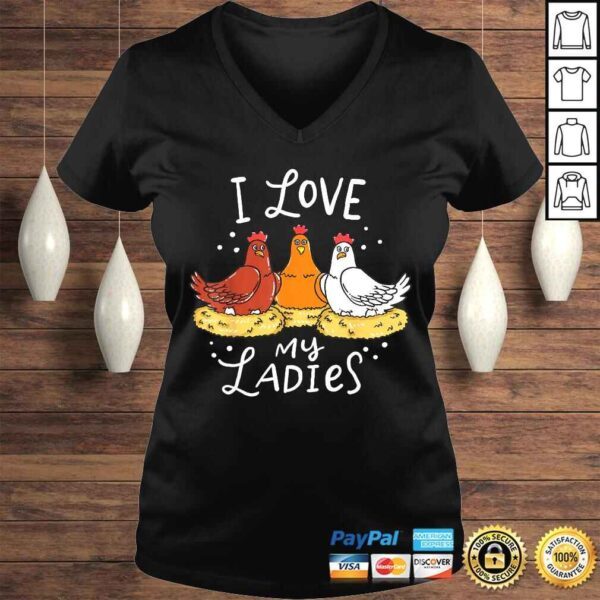 Chicken Chicks Eggs Farmer Funny TShirt - Image 2