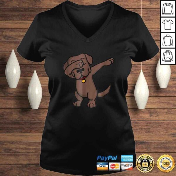 Chocolate Lab Dabbing Shirt - Funny Dog Dab TShirt - Image 2