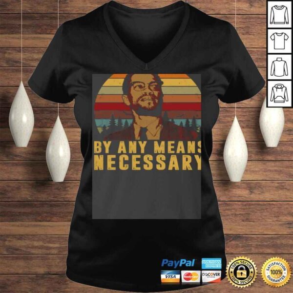 CityKool by Any Means Necessary Shirt - Malcom X Gift Top - Image 2